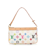 LOUIS VUITTON MONOGRAM MULTICOLOR POCHETTE ACCESSORIES WHITE