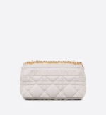 MEDIUM DIOR CARO BAG Latte Matte Padded Macrocannage Calfskin - Image 3