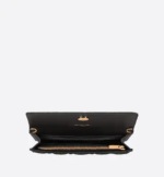 DIOR CARO POUCH Black Supple Cannage Calfskin - Image 6