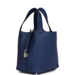 Hermès Picotin Lock 18 Bleu Saphir Maurice Palladium Hardware - Image 5
