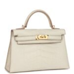 Hermès Kelly Sellier 20cm Beton Matte Alligator Gold Hardware (HANDMADE) - Image 2