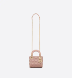 MINI LADY DIOR BAG Blush Cannage Lambskin - Image 3