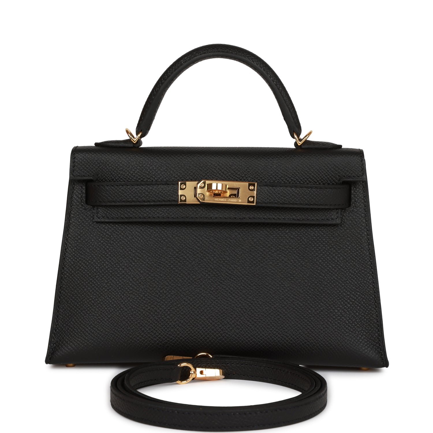 0A2446ED-494A-32FA-D3DB-8EFA7FE73317 Hermès Kelly Sellier 20 Black Epsom Gold Hardware - Image 1
