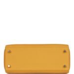 Hermès Kelly Retourne 25 Jaune Ambre Swift Gold Hardware - Image 6
