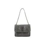 SAINT LAURENT NIKI MEDIUM IN CRINKLED VINTAGE LEATHER