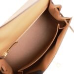 Hermès Kelly Sellier 25 Chai Epsom Gold Hardware - Image 8