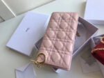 Dior Lady Dior Clutch With Chain In Pink Patent - Image 3