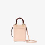 Fendi Mini Sunshine Shopper in Pale Pink - Image 4