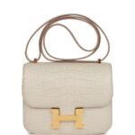 Hermès Constance 18 Beton Matte Alligator Gold Hardware (HANDMADE)