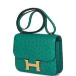 Hermès Constance 18 Vert Verone Ostrich Gold Hardware - Image 5