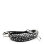 CHRISTIAN DIOR Monogram Saddle Bag Black - Image 3