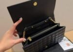 SAINT LAURENT LAMBSKIN CASSANDRE CHAIN WALLET - Image 4