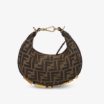 Fendigraphy Mini Brown FF jacquard bag