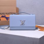 Louis Vuitton M56136 Lockme Clutch Purse - Image 4