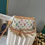 LOUIS VUITTON MONOGRAM MULTICOLOR POCHETTE ACCESSORIES WHITE - Image 3