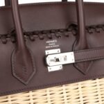 Hermès Picnic Sellier Birkin 25 Rouge Sellier Swift Palladium Hardware (HANDMADE) - Image 7