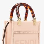 Fendi Mini Sunshine Shopper in Pale Pink - Image 5