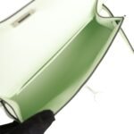 Hermès Kelly Sellier 20 Vert Fizz Epsom Palladium Hardware - Image 9