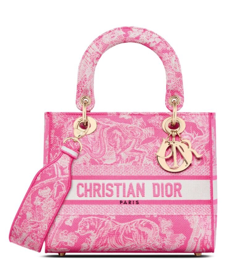 23858833-10A7-7C92-47B6-95BBF285A0FB Dior Medium Lady d-Lite Bag - Image 1