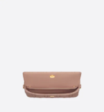 DIOR CARO POUCH Blush Supple Cannage Calfskin - Image 6