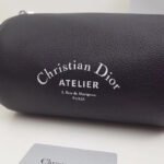 Dior Roller Pouch In Black Grained Calfskin - Image 5