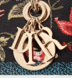 MEDIUM LADY D-LITE BAG Black Multicolor Dior Birds Embroidery - Image 5