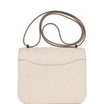 Hermès Constance 18 Nata Ostrich Palladium Hardware - Image 4