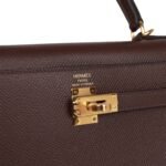 Hermès Kelly Sellier 25 Rouge Sellier Epsom Gold Hardware - Image 7