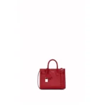 Saint Laurent Small Sac De Jour Bag In Lipstick Red Leather