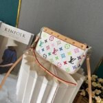 LOUIS VUITTON MONOGRAM MULTICOLOR POCHETTE ACCESSORIES WHITE - Image 4