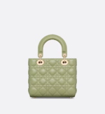 SMALL LADY DIOR MY ABCDIOR BAG Ethereal Green Cannage Lambskin - Image 2