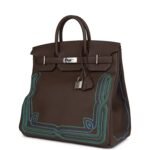 Hermès Western HAC Birkin 40 Ebene Togo Palladium Hardware - Image 5