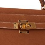 Hermès Kelly Retourne 28 Gold Togo Gold Hardware - Image 7