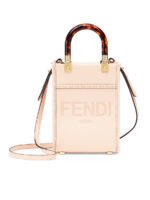 Fendi Mini Sunshine Shopper in Pale Pink