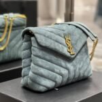 LOULOU SMALL CHAIN BAG IN “Y” QUILTED SUEDE - Image 5