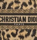 MINI DIOR BOOK TOTE PHONE BAG Beige Multicolor Mizza Embroidery (13 x 18 x 5 cm) - Image 6