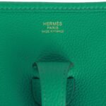 Hermès Evelyne III PM Vert Jade Clemence Gold Hardware - Image 6