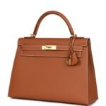 Hermès Kelly Sellier 32 Gold Epsom Gold Hardware - Image 5