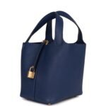 Hermès Picotin Lock 18 Bleu Saphir Maurice Gold Hardware - Image 5