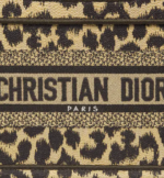 MINI DIOR BOOK TOTE Beige Multicolor Mizza Embroidery (22,5 x 15 x 6 cm) - Image 4