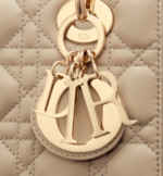 SMALL LADY DIOR MY ABCDIOR BAG Sand-Colored Cannage Lambskin - Image 4