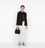 SMALL LADY DIOR MY ABCDIOR BAG Black Ultramatte Cannage Calfskin - Image 4
