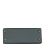 Hermès Kelly Sellier 25 Bleu Orage Epsom Gold Hardware - Image 6
