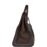 Hermès Western HAC Birkin 40 Ebene Togo Palladium Hardware - Image 3