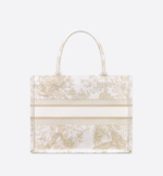 MEDIUM DIOR BOOK TOTE Dior Jardin d'Hiver Embroidery with Gold-Tone Metallic Thread (36 x 27.5 x 16.5 cm) - Image 2