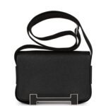 Hermès Geta Black Chevre Palladium Hardware - Image 4