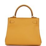 Hermès Kelly Retourne 25 Jaune Ambre Swift Gold Hardware - Image 4