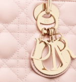 SMALL LADY DIOR MY ABCDIOR BAG Powder Pink Cannage Lambskin - Image 4