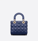 SMALL LADY DIOR MY ABCDIOR BAG Royal Blue Cannage Lambskin - Image 2