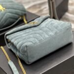 LOULOU SMALL CHAIN BAG IN “Y” QUILTED SUEDE - Image 6